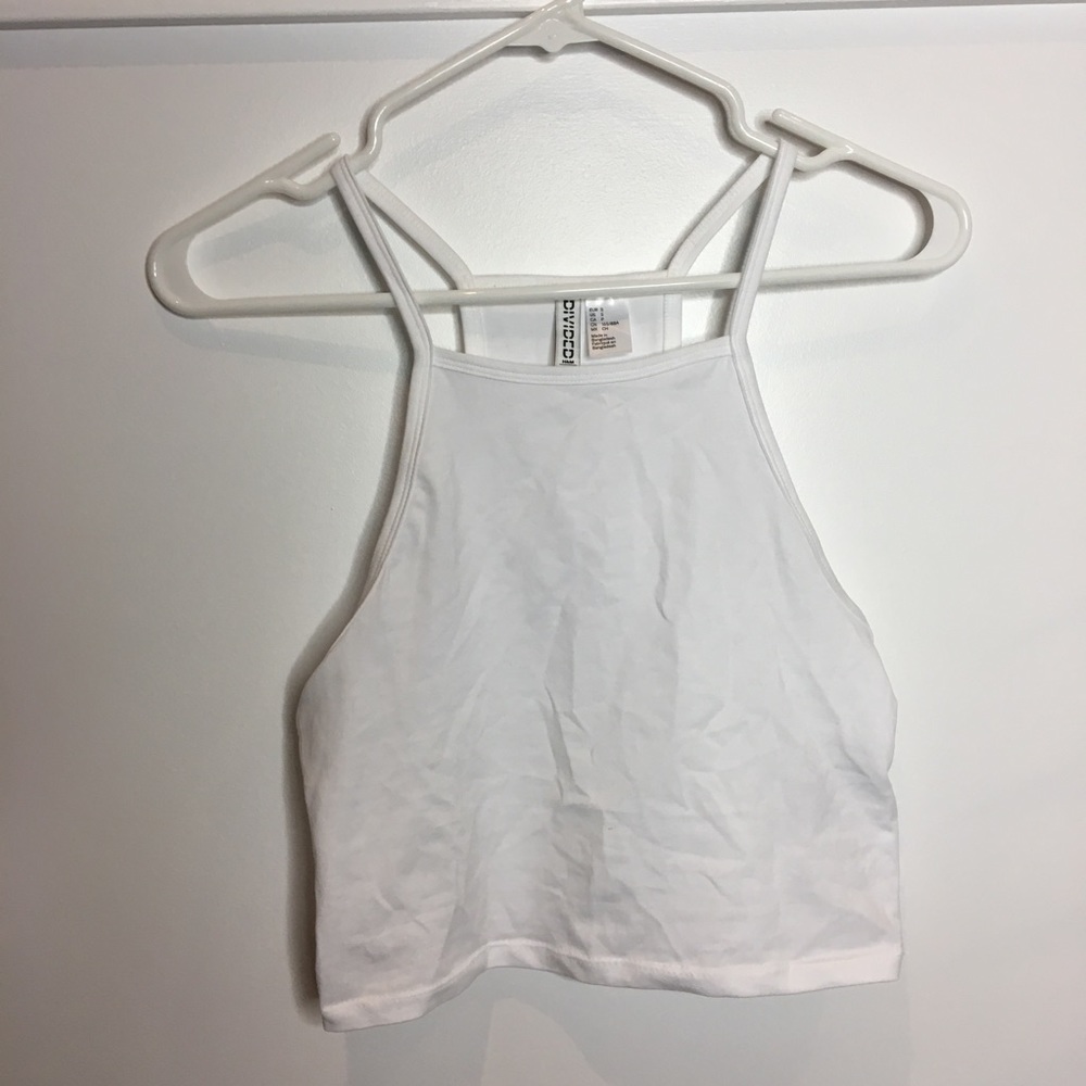 White Halter Top, H&M